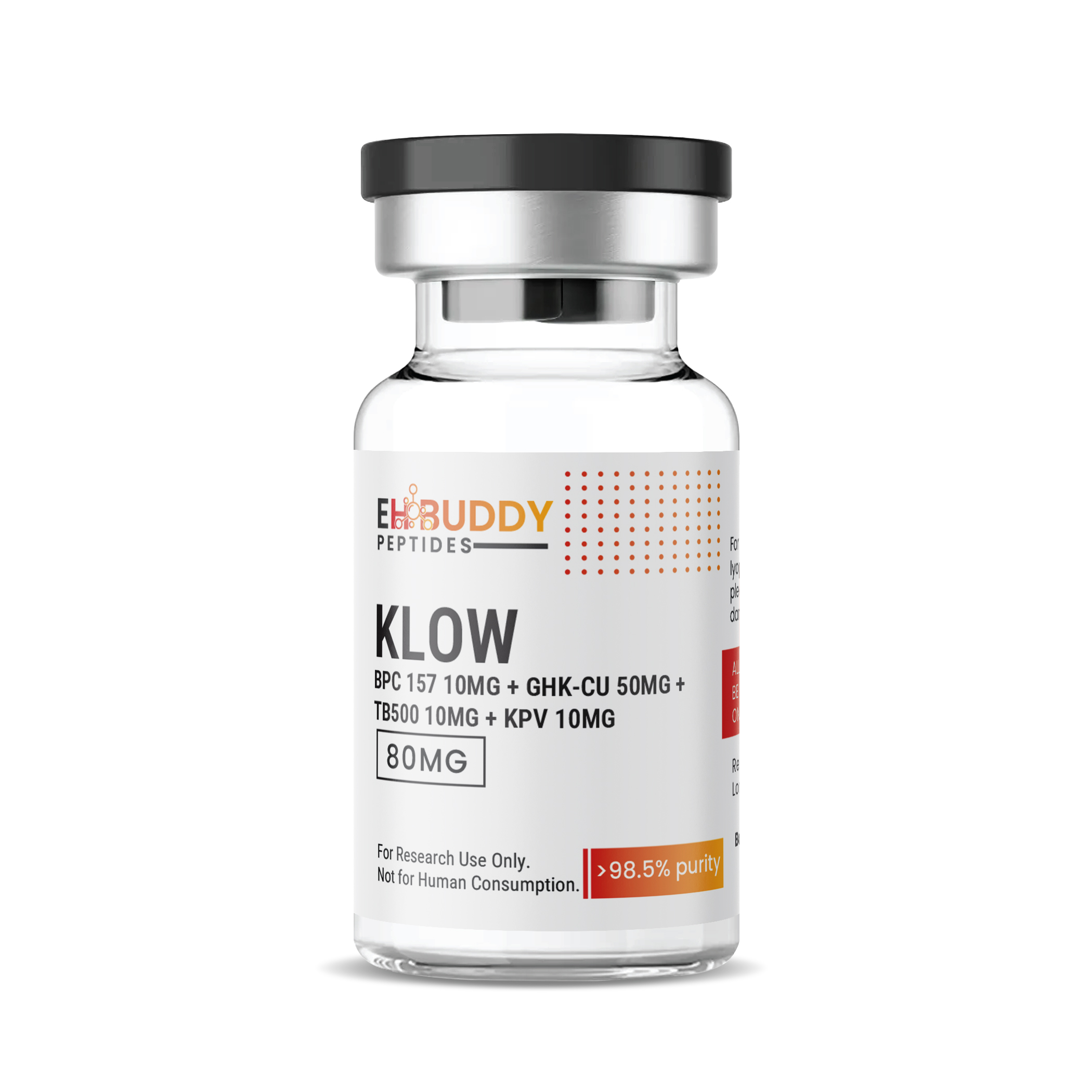 KLOW (BPC 157 10mg+GHK-CU 50mg+TB500 10mg+KPV 10mg)-01m KLOW - Image 1